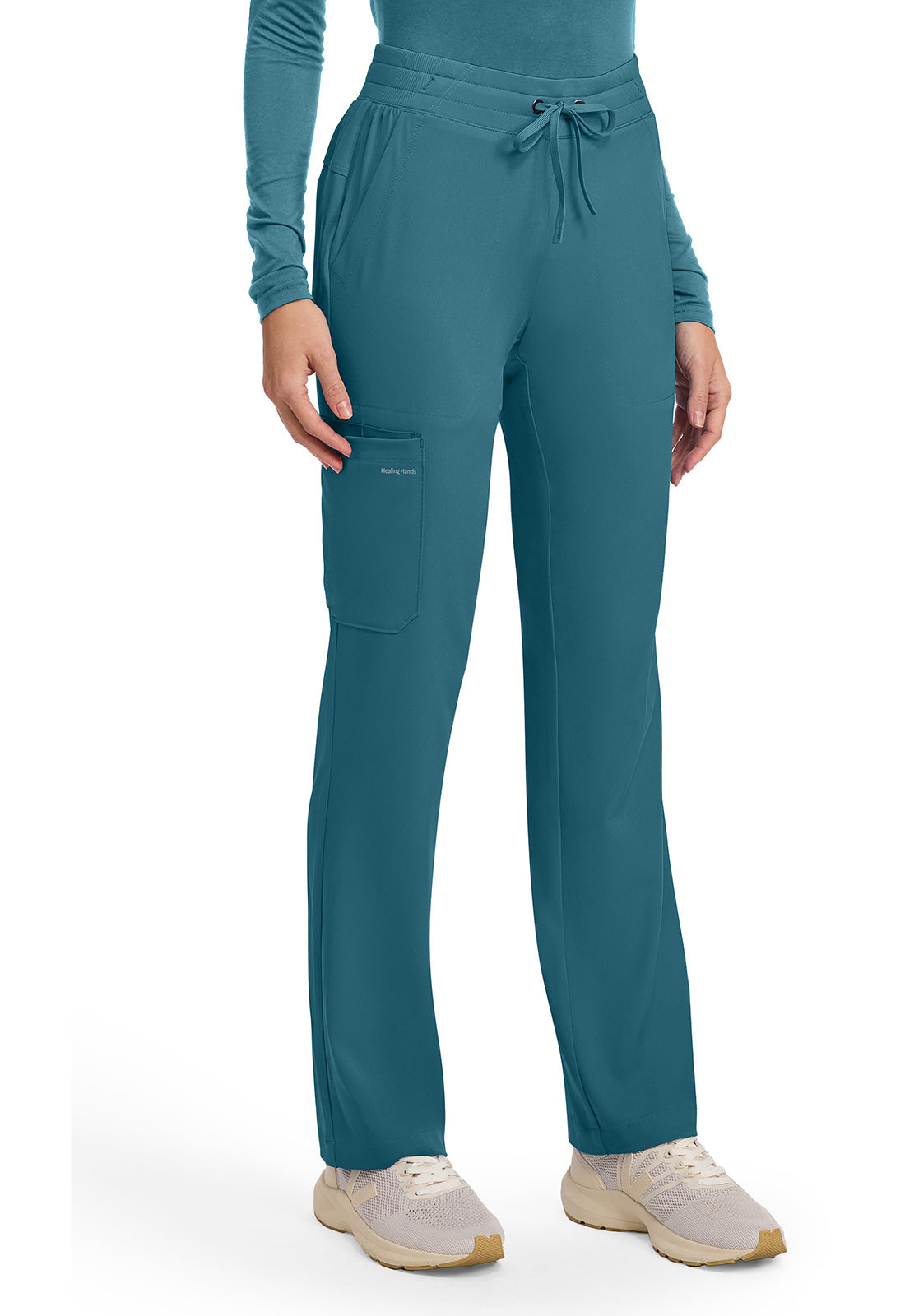 HH Works HH053 Women's 5-Pocket Straight Leg Pants Fresh Blue