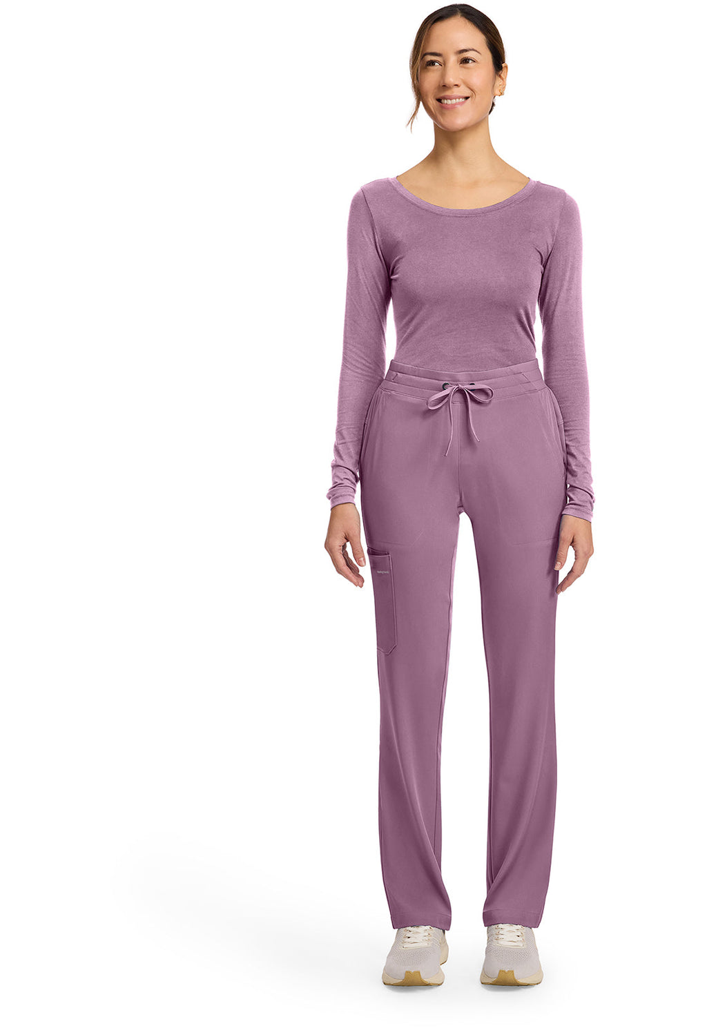 HH Works HH053 Women's 5-Pocket Straight Leg Pants Meta Mauve