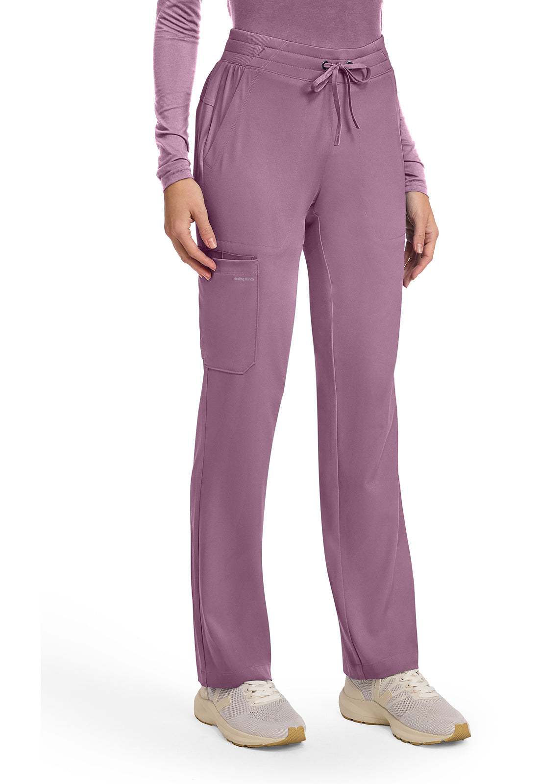 HH Works HH053 Women's 5-Pocket Straight Leg Pants Meta Mauve
