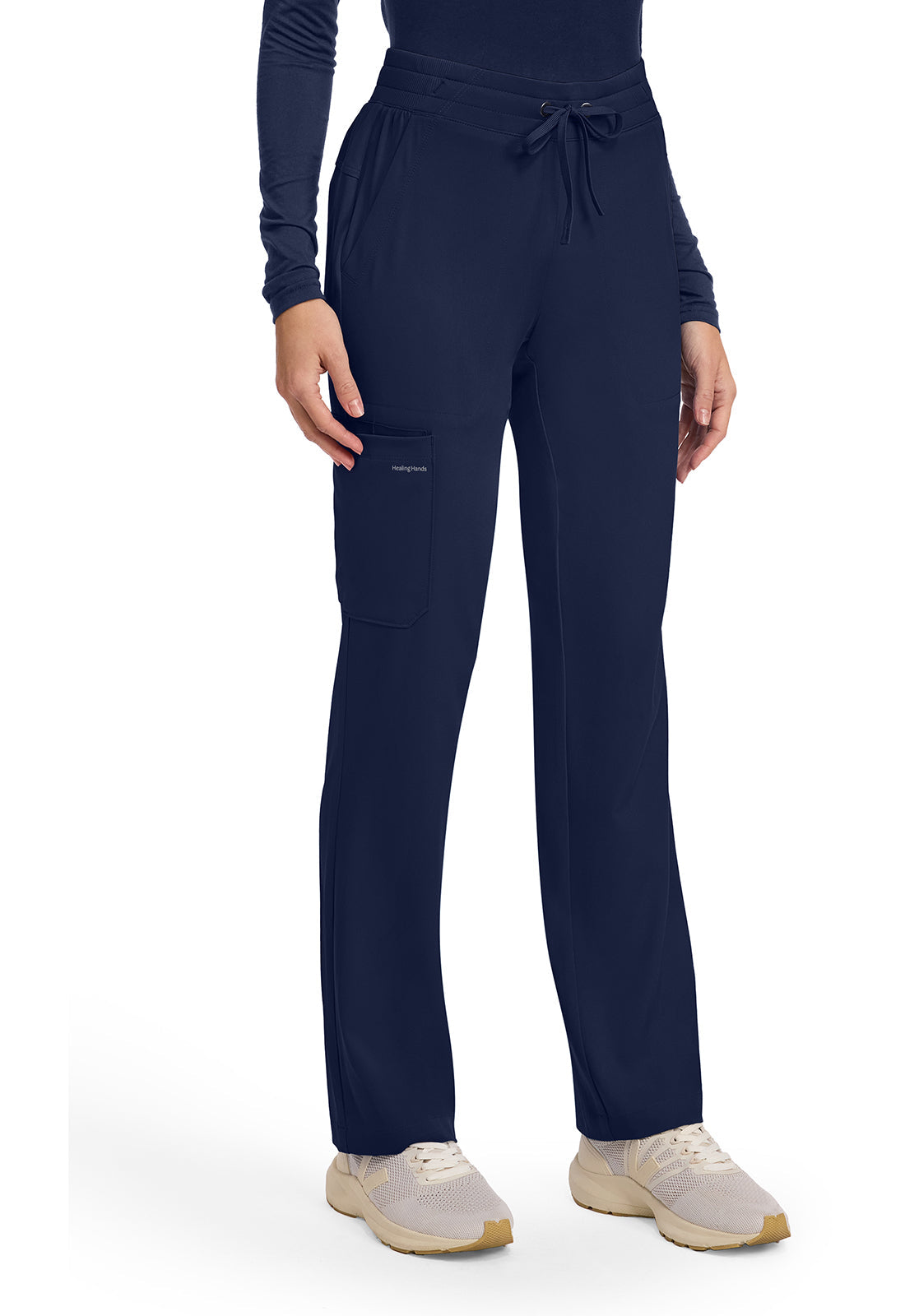 HH Works HH053 Women's 5-Pocket Straight Leg Pants Navy