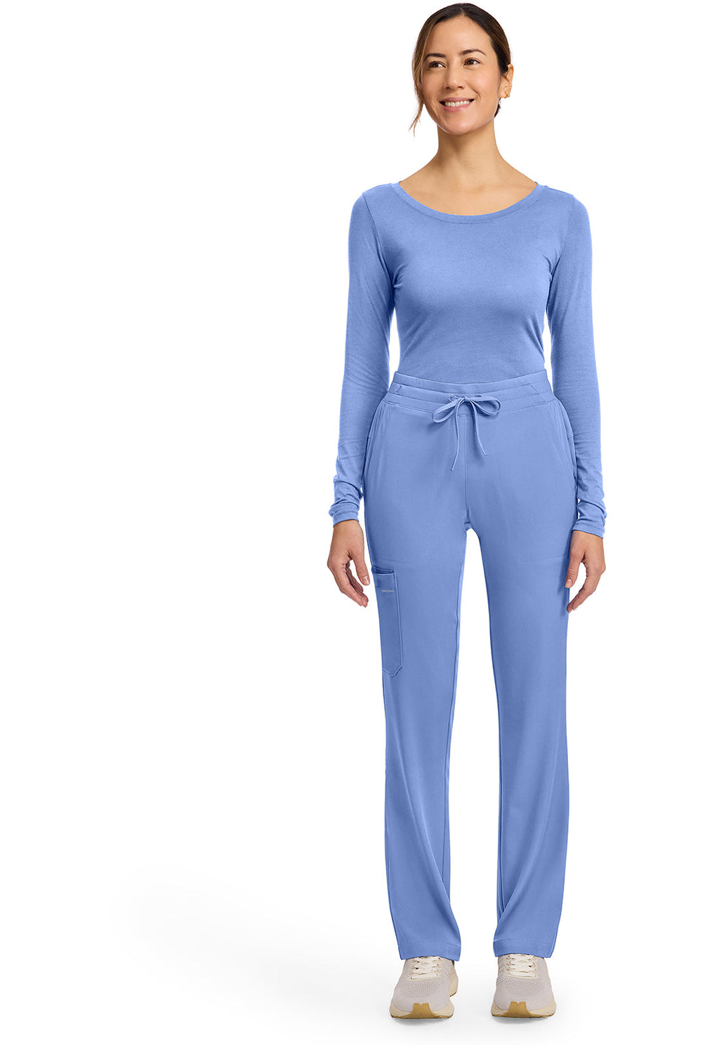 HH Works HH053 Women's 5-Pocket Straight Leg Scrub Pants Ceil