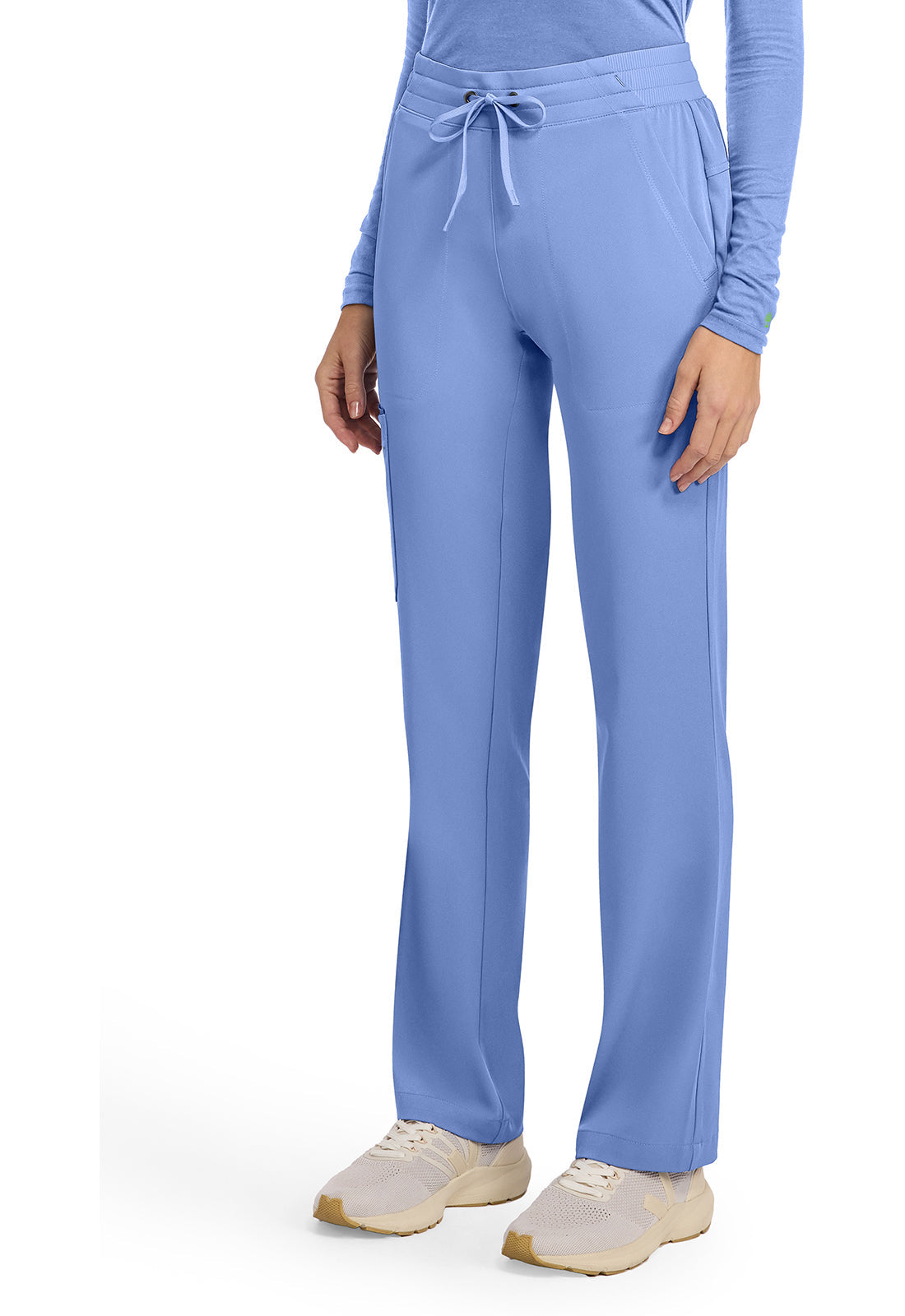 HH Works HH053 Women's 5-Pocket Straight Leg Scrub Pants Ceil