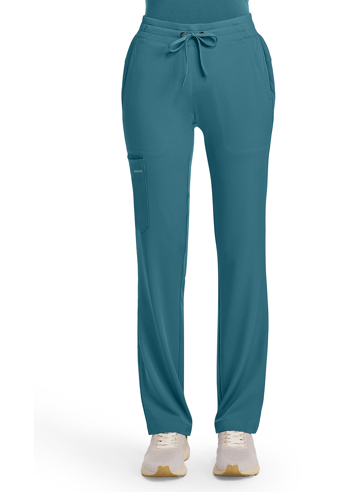 HH Works HH053 Women's 5-Pocket Straight Leg Pants Fresh Blue