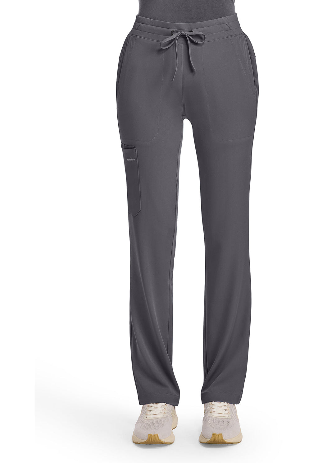 HH Works HH053 Women's 5-Pocket Straight Leg Pants Pewter