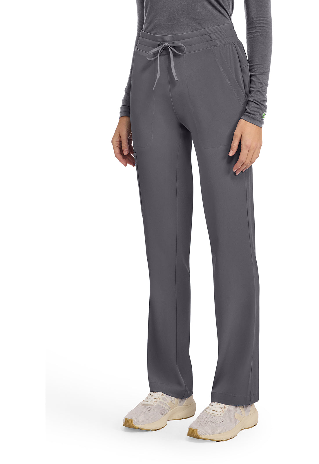 HH Works HH053 Women's 5-Pocket Straight Leg Pants Pewter