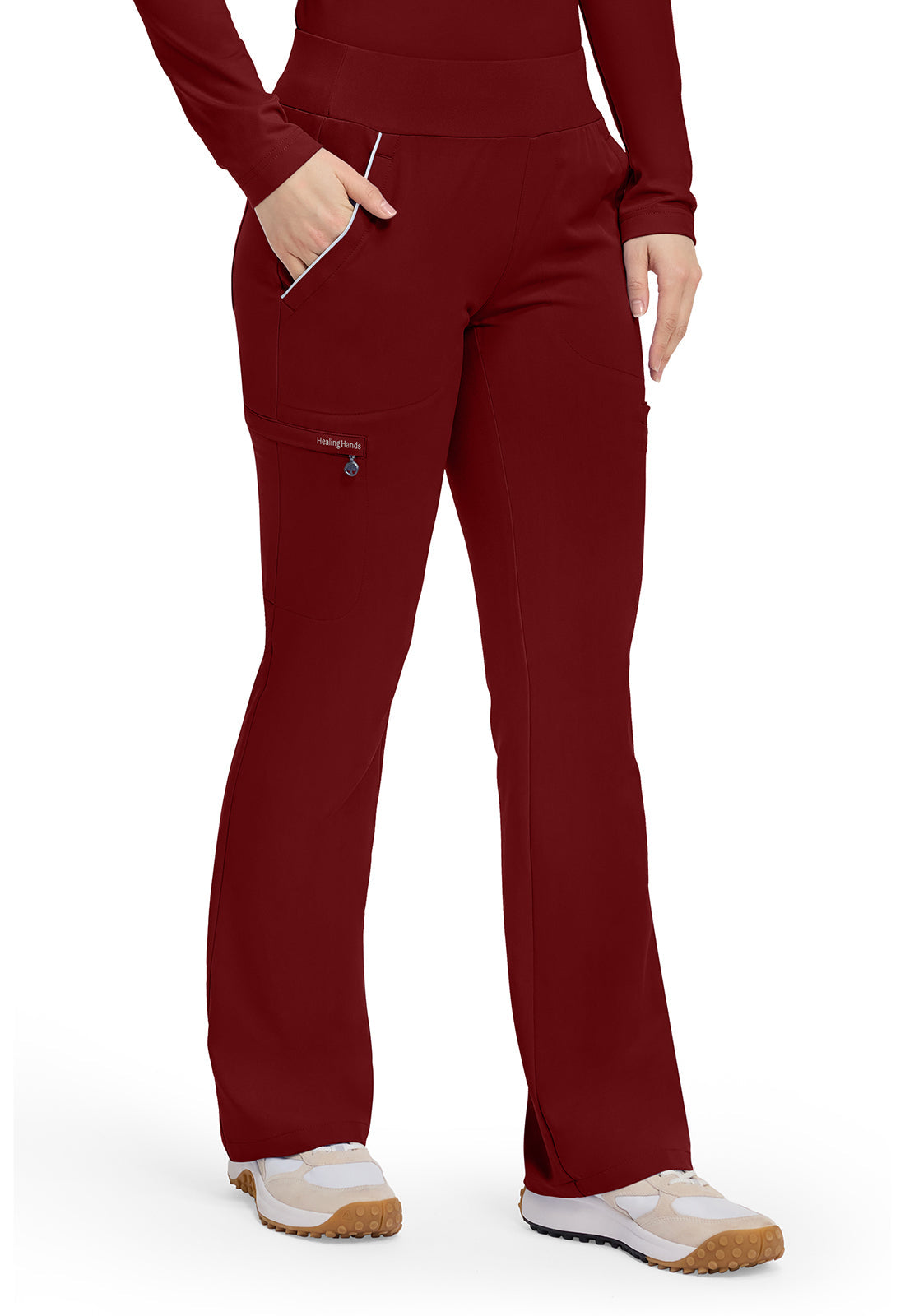 HH 360 HH102 High Waist Pants Garnet Red