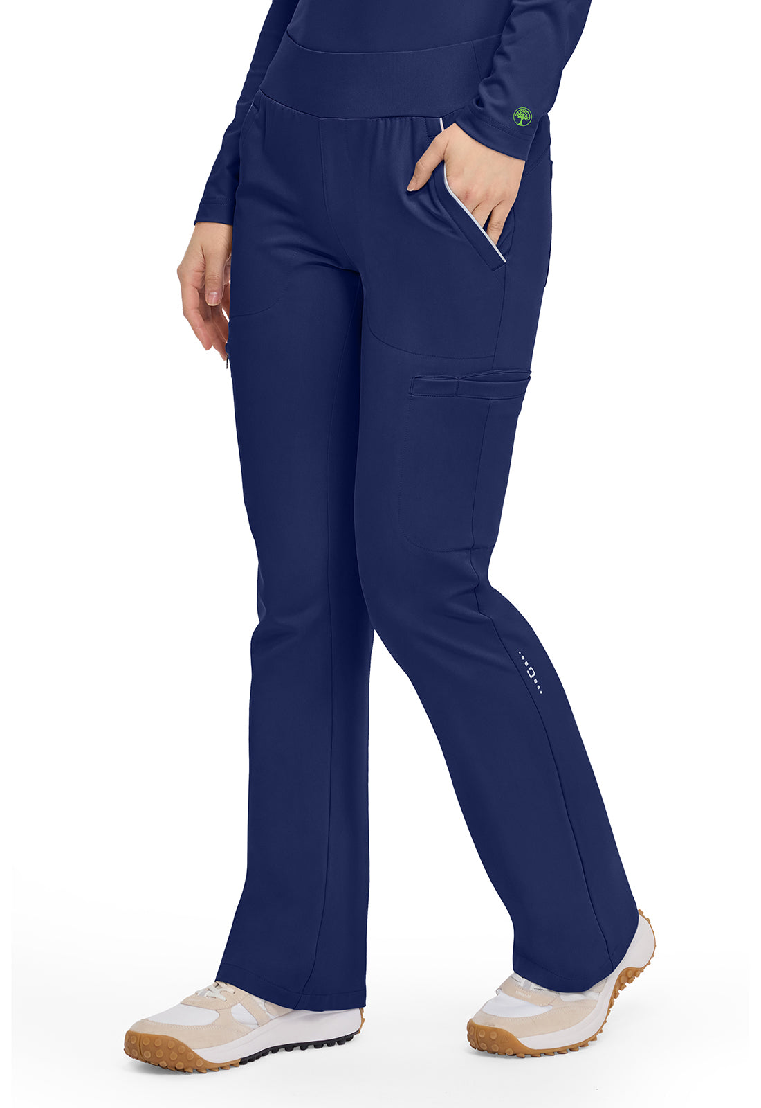 HH 360 HH102 Women's High Waist Scrub Pants Navy