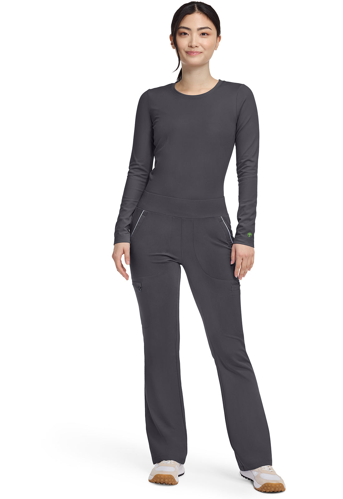 HH 360 HH102 Women's High Waist Scrub Pants Pewter