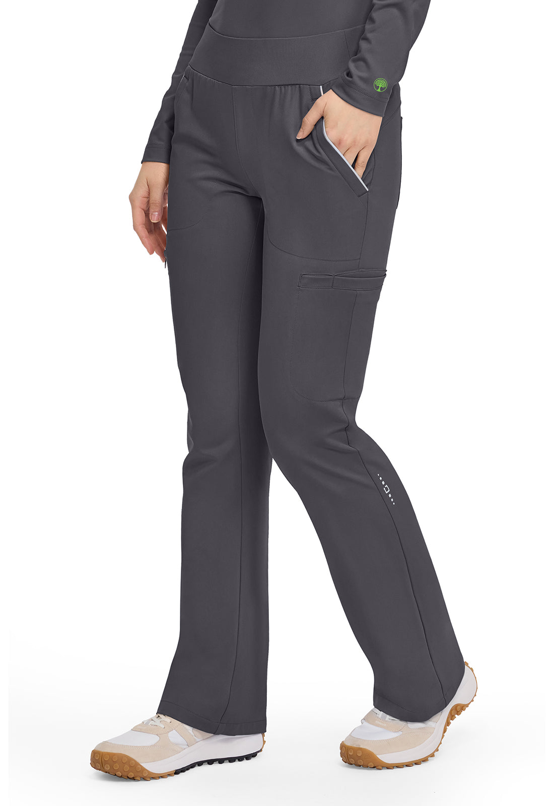 HH 360 HH102 Women's High Waist Scrub Pants Pewter