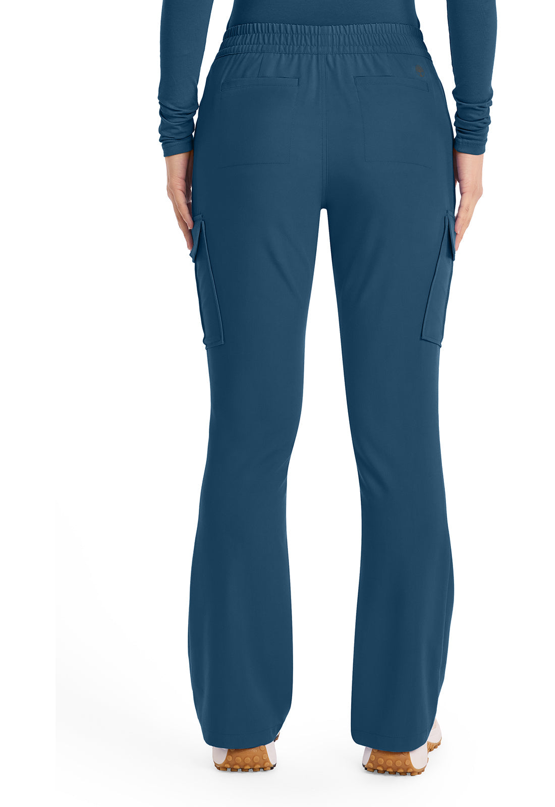 Quest HH150 Women's Mid Rise Drawstring Straight Leg Scrub Pants Caribbean