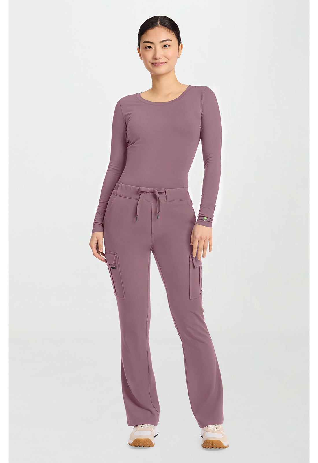 Quest HH150 Women's 6-Pocket Flare Leg Scrub Pants Elderberry