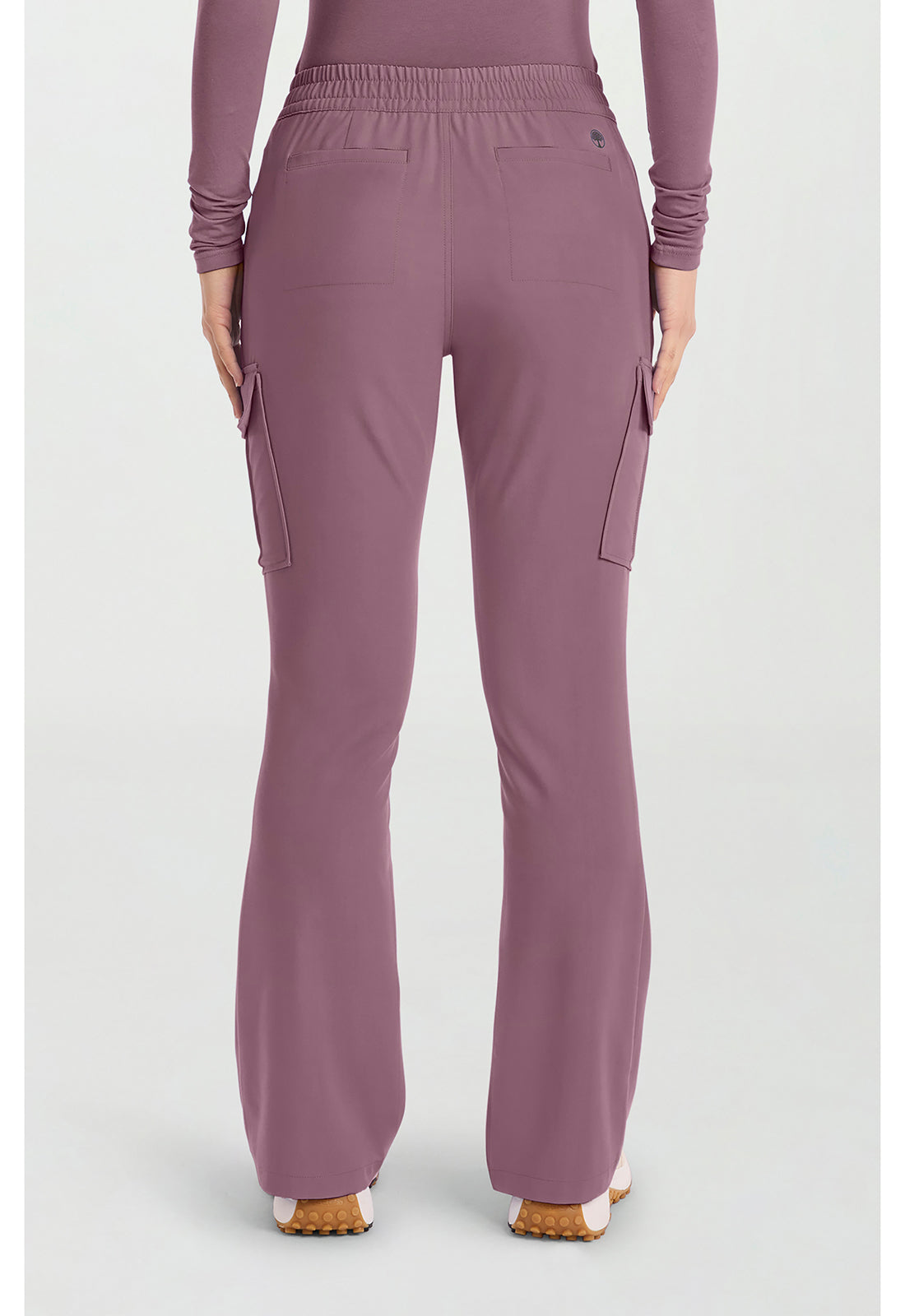Quest HH150 Women's 6-Pocket Flare Leg Scrub Pants Elderberry