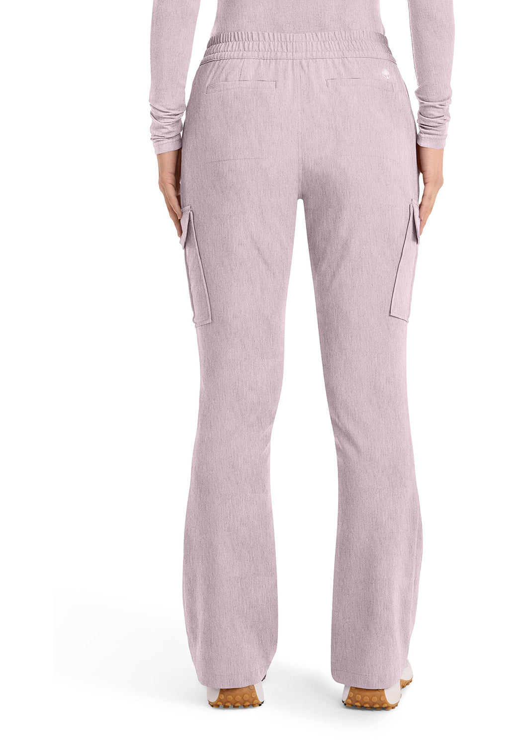 Quest HH150 Women's Mid Rise Drawstring Straight Leg Scrub Pants Pink Pearl