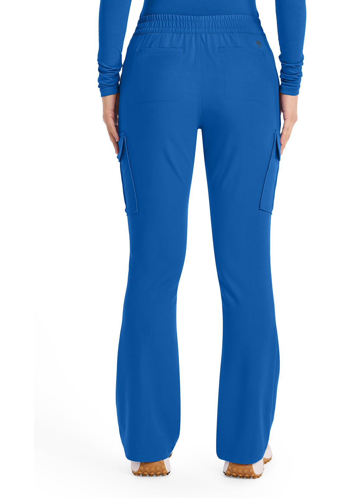 Quest HH150 Women's Mid Rise Drawstring Straight Leg Scrub Pants Royal