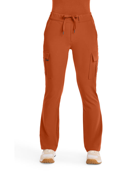 HH Quest HH150 Mid Rise Drawstring Straight Leg Pants Warm Sunrise