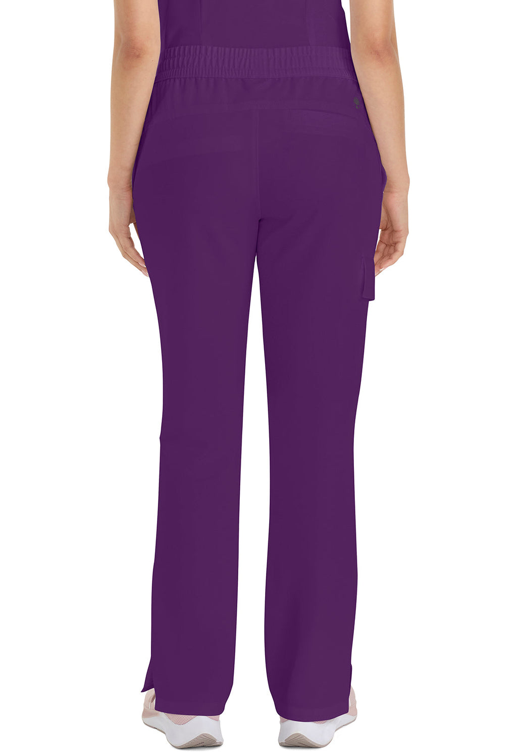 HH Quest HH153 Mid Rise Drawstring Straight Leg Eggplant