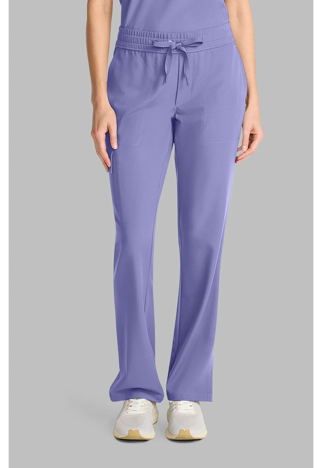 Quest HH153 Women's Mid Rise Drawstring Straight Leg Persian Violet