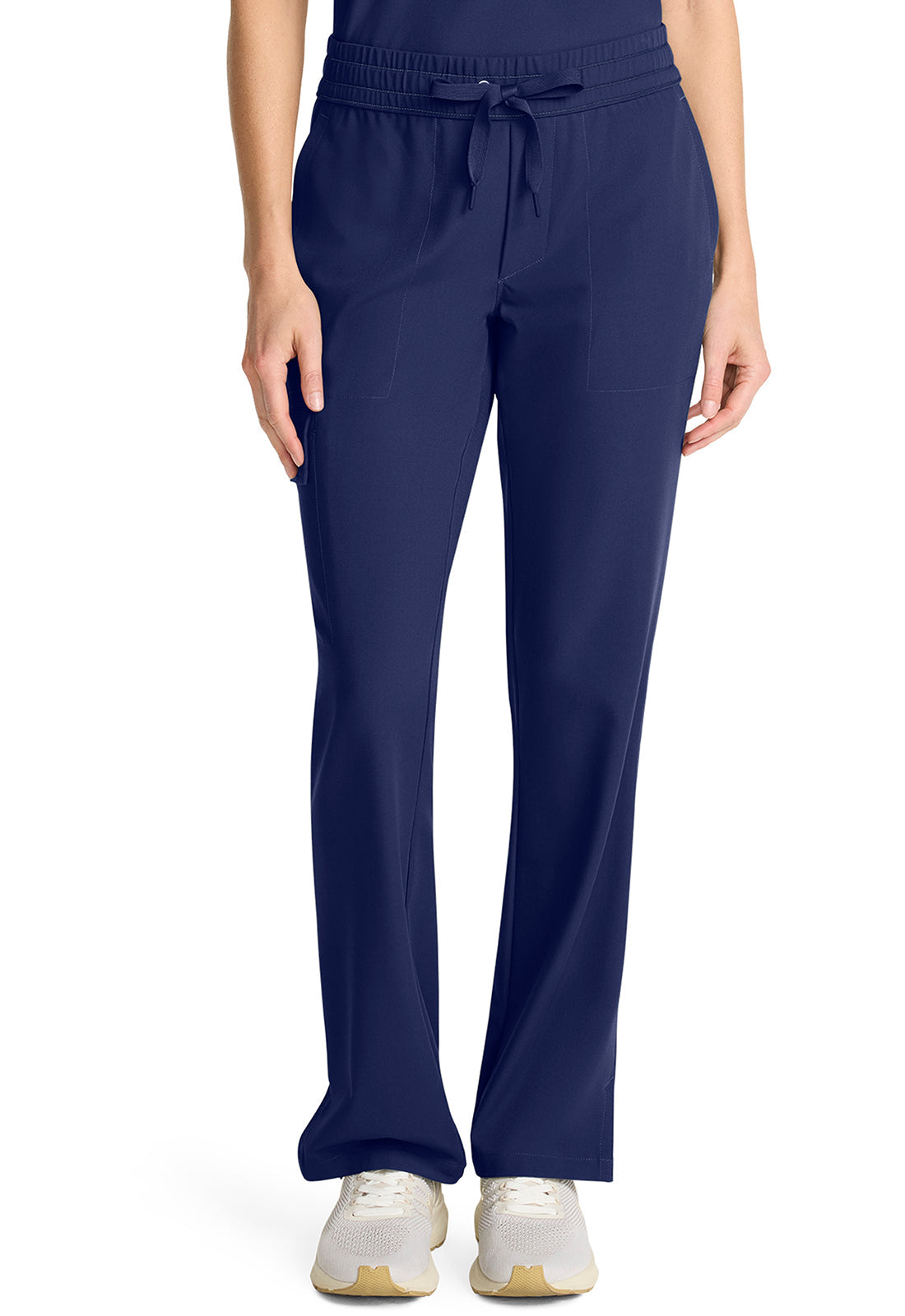 Quest HH153 Women's Mid Rise Drawstring Straight Leg Navy