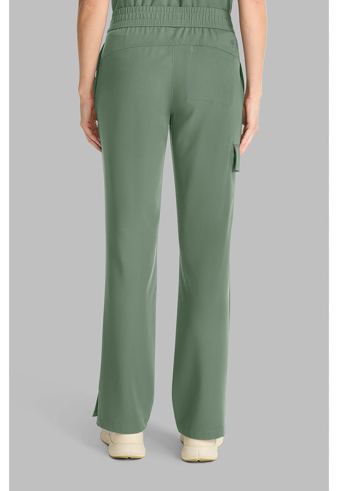 Quest HH153 Women's Mid Rise Drawstring Straight Leg Acadia Green