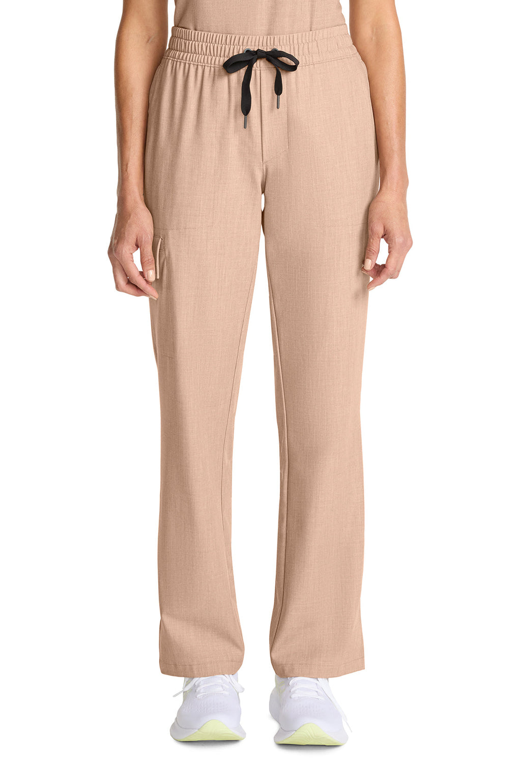 Quest HH153 Women's Mid Rise Drawstring Straight Leg Desert Taupe