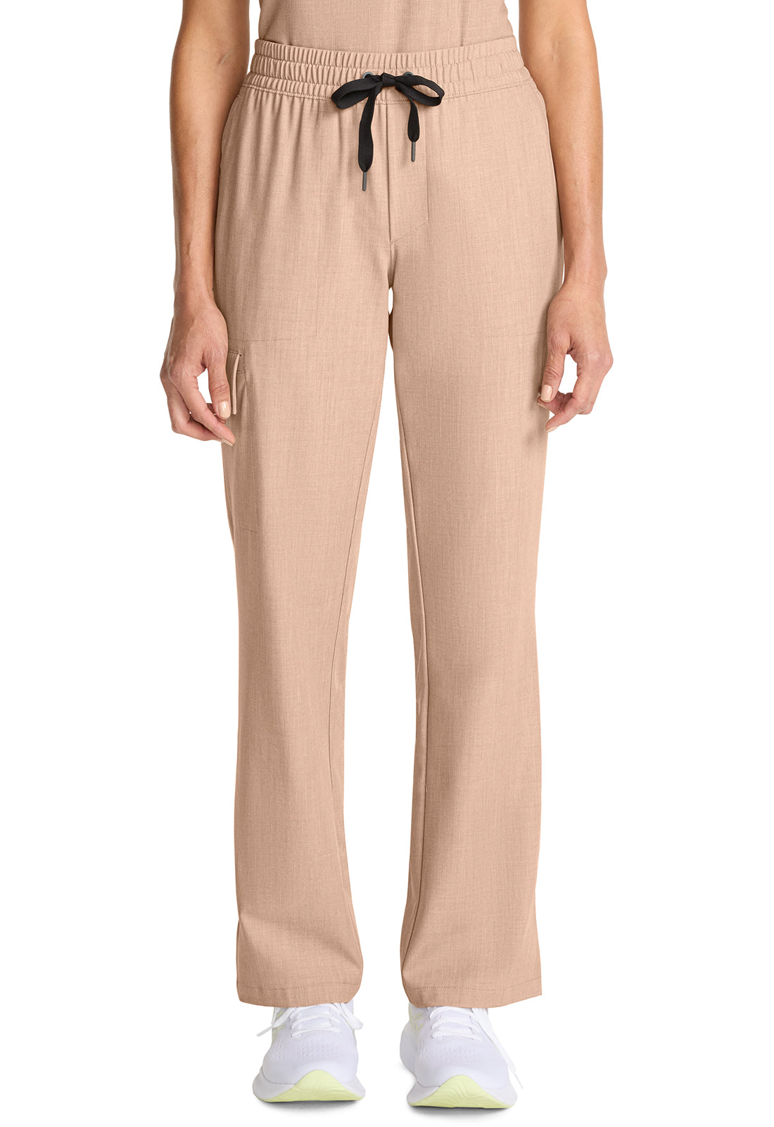 Quest HH153 Women's Mid Rise Drawstring Straight Leg Desert Taupe
