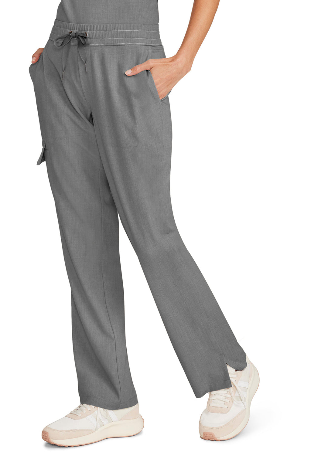 HH Quest HH153 Mid Rise Drawstring Straight Leg Heather Ash Image