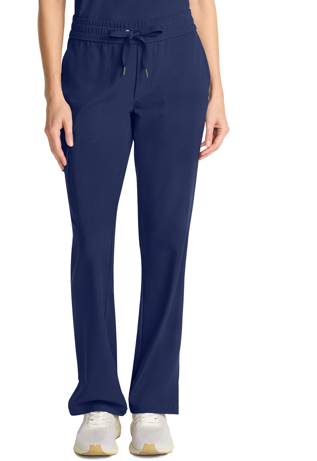 Quest HH153 Women's Mid Rise Drawstring Straight Leg Navy