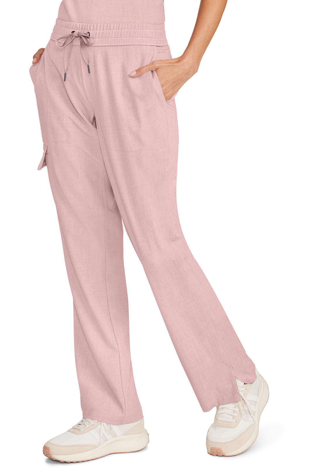 HH Quest HH153 Mid Rise Drawstring Straight Leg Pink Pearl Image