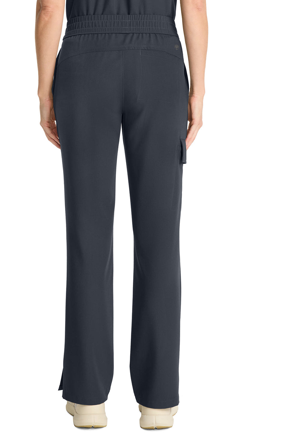 Quest HH153 Women's Mid Rise Drawstring Straight Leg Pewter