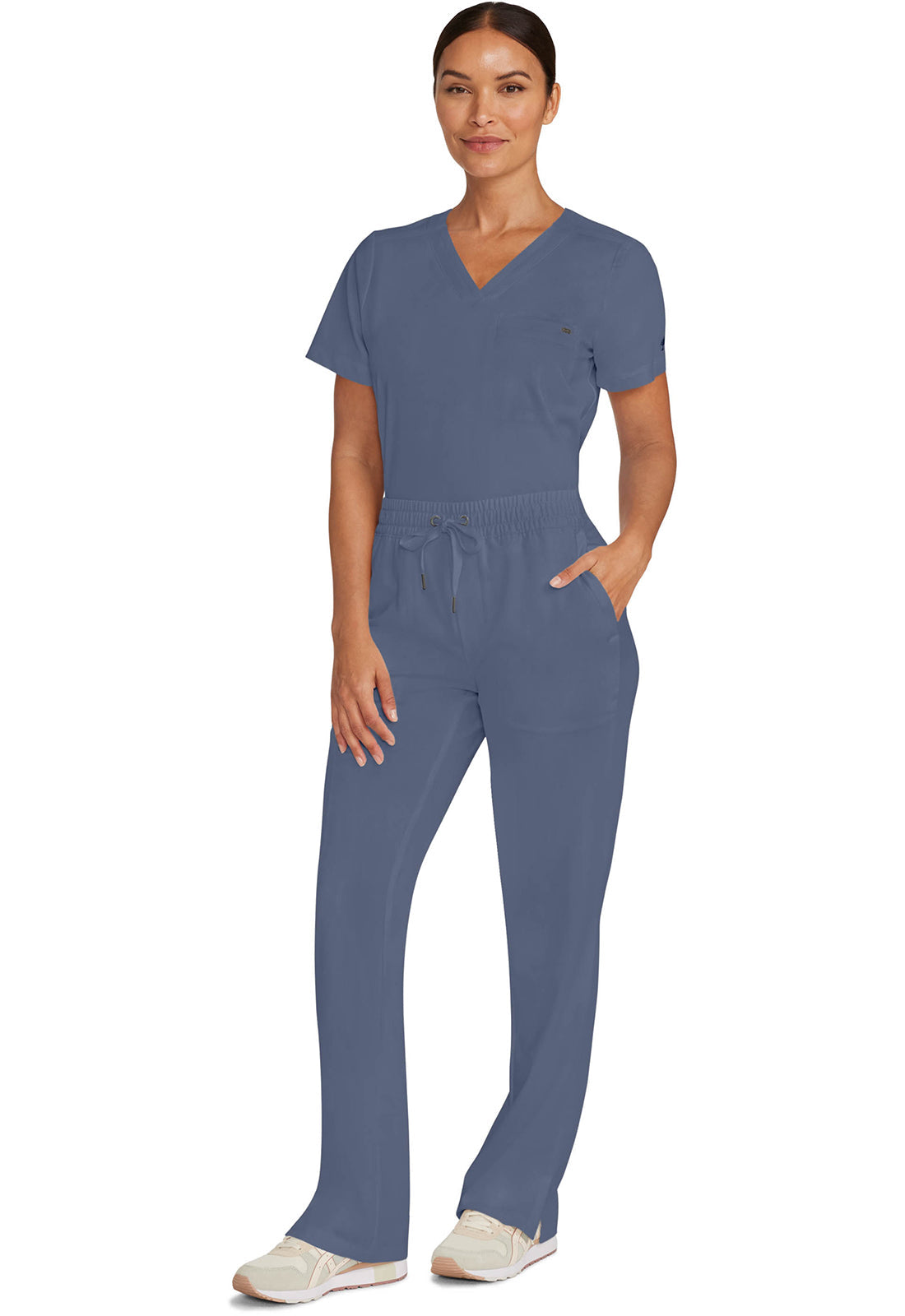HH Quest HH153 Mid Rise Drawstring Straight Leg Twilight Blue