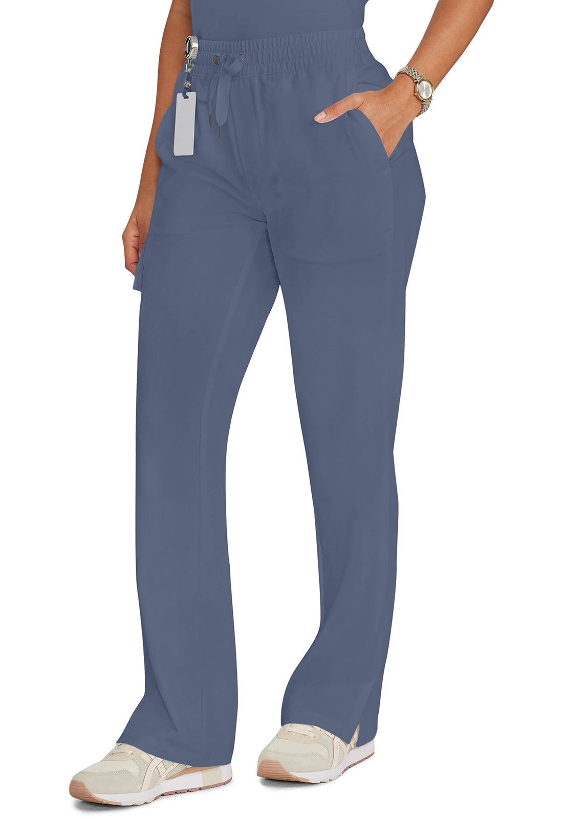 HH Quest HH153 Mid Rise Drawstring Straight Leg Twilight Blue Image