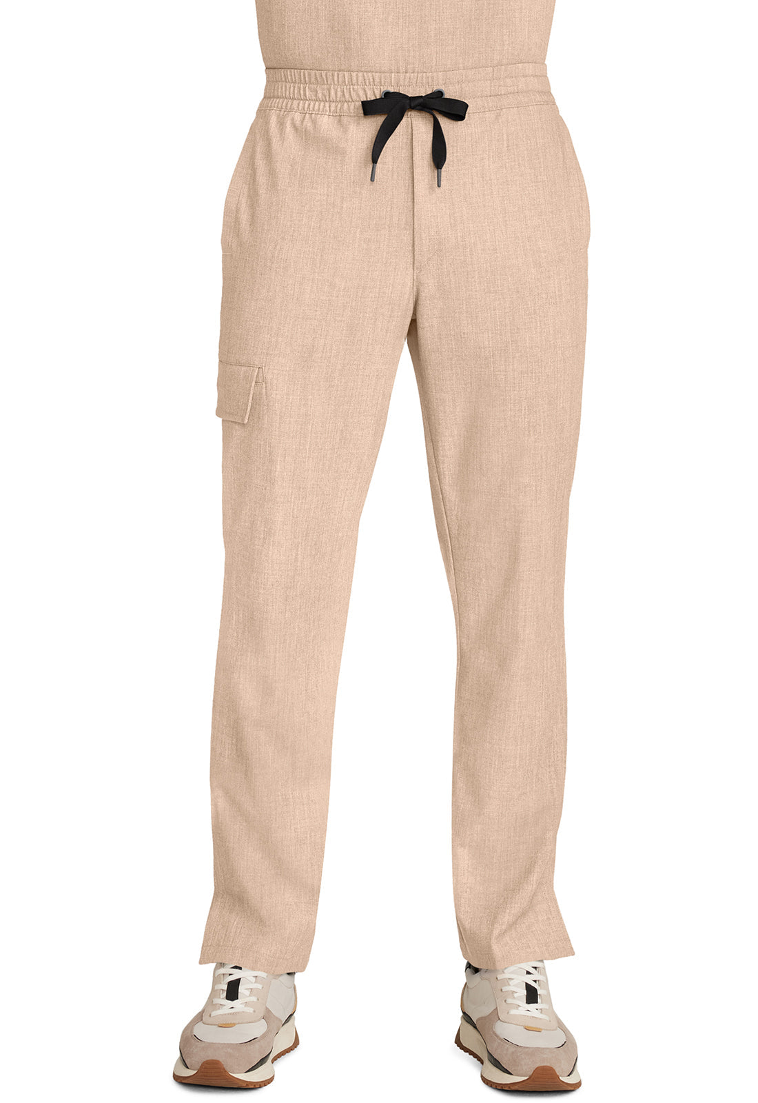 Quest HH154 Men's Zip Fly Drawstring Scrub Pants Desert Taupe