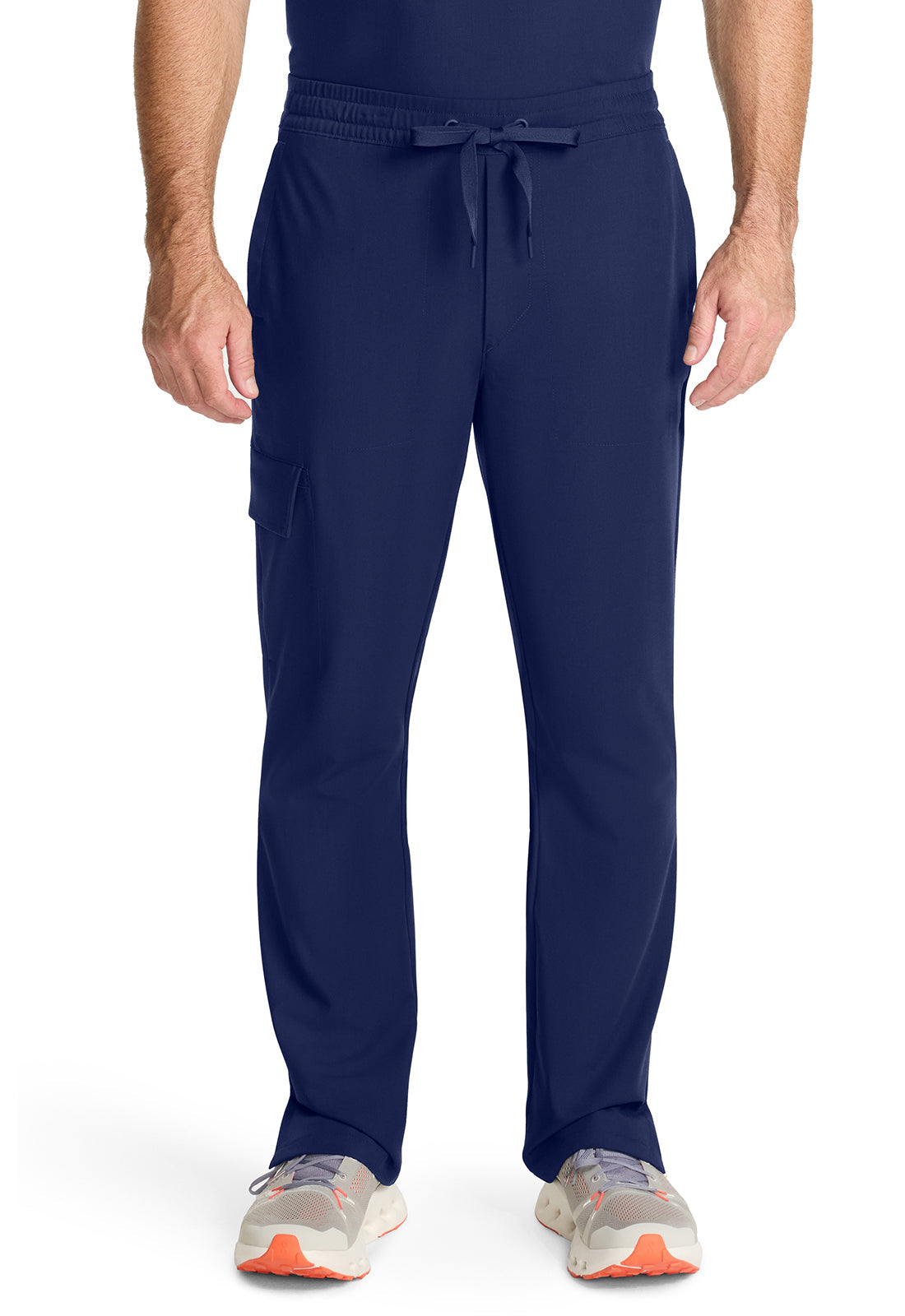 Quest HH154 Men's Zip Fly Drawstring Scrub Pants Navy