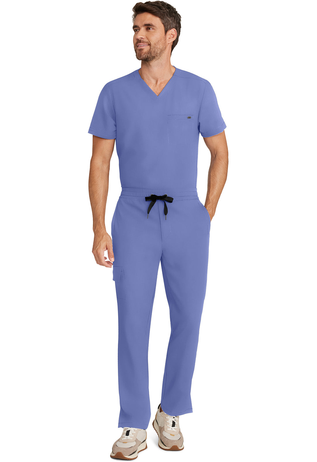 HH Quest HH154 Men's Zip Fly Drawstring Pants Ceil Image