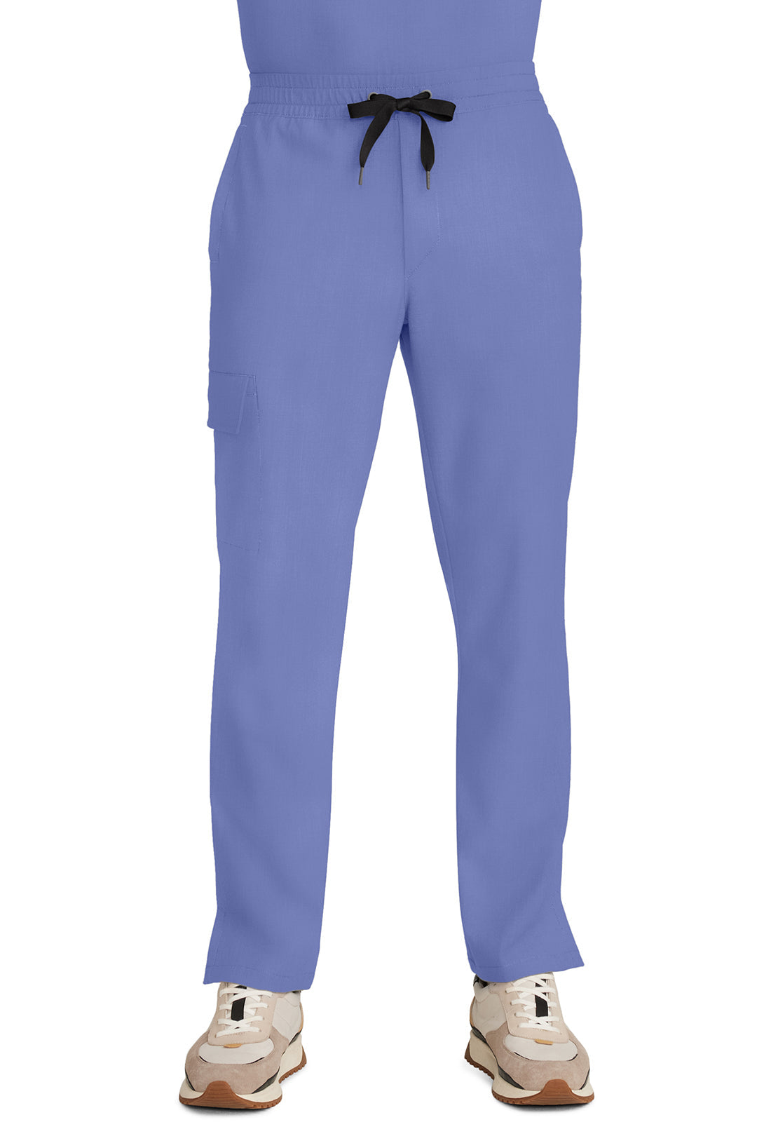Quest HH154 Men's Zip Fly Drawstring Scrub Pants Ceil