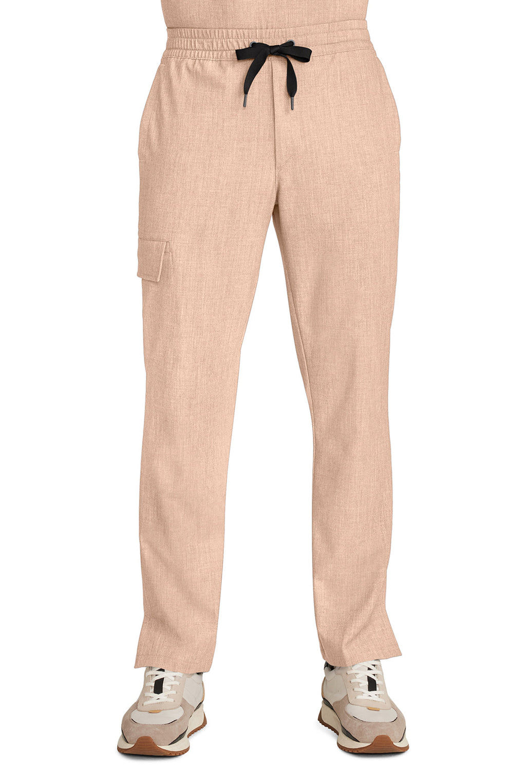 Quest HH154 Men's Zip Fly Drawstring Scrub Pants Desert Taupe