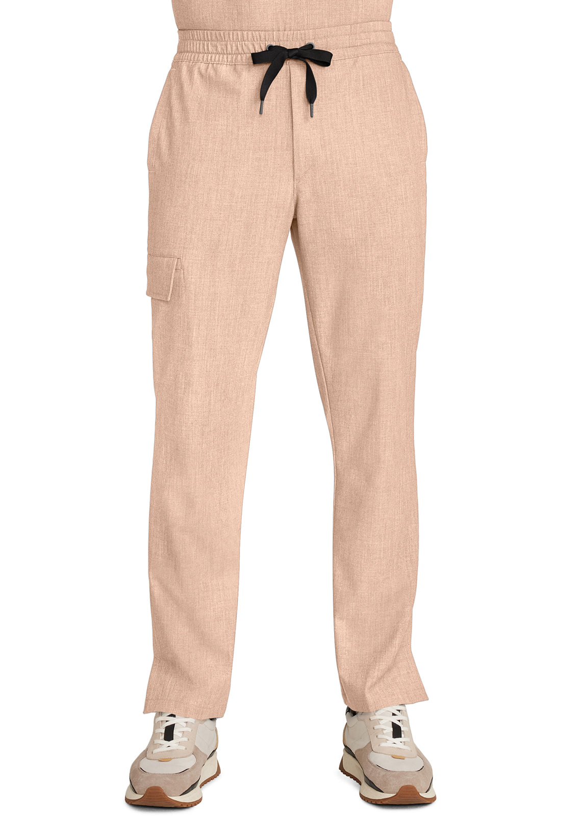 Quest HH154 Men's Zip Fly Drawstring Scrub Pants Desert Taupe