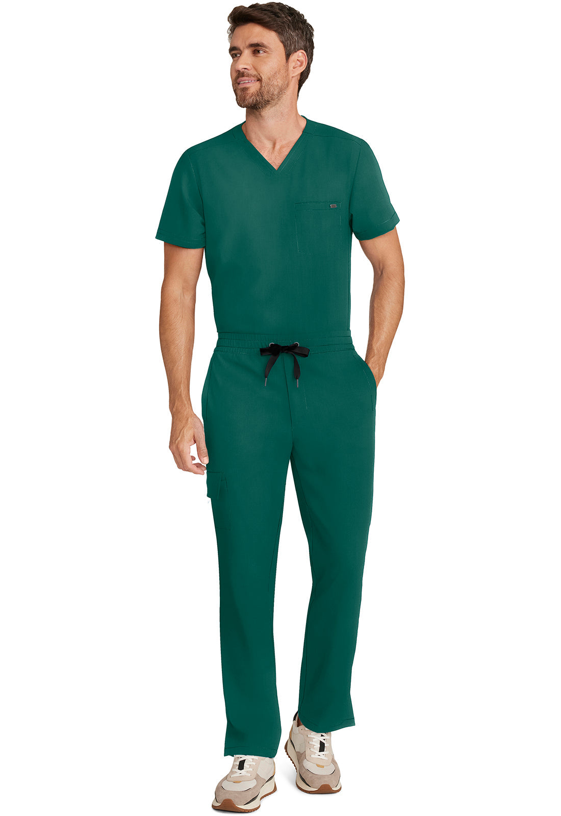 HH Quest HH154 Men's Zip Fly Drawstring Pants Hunter