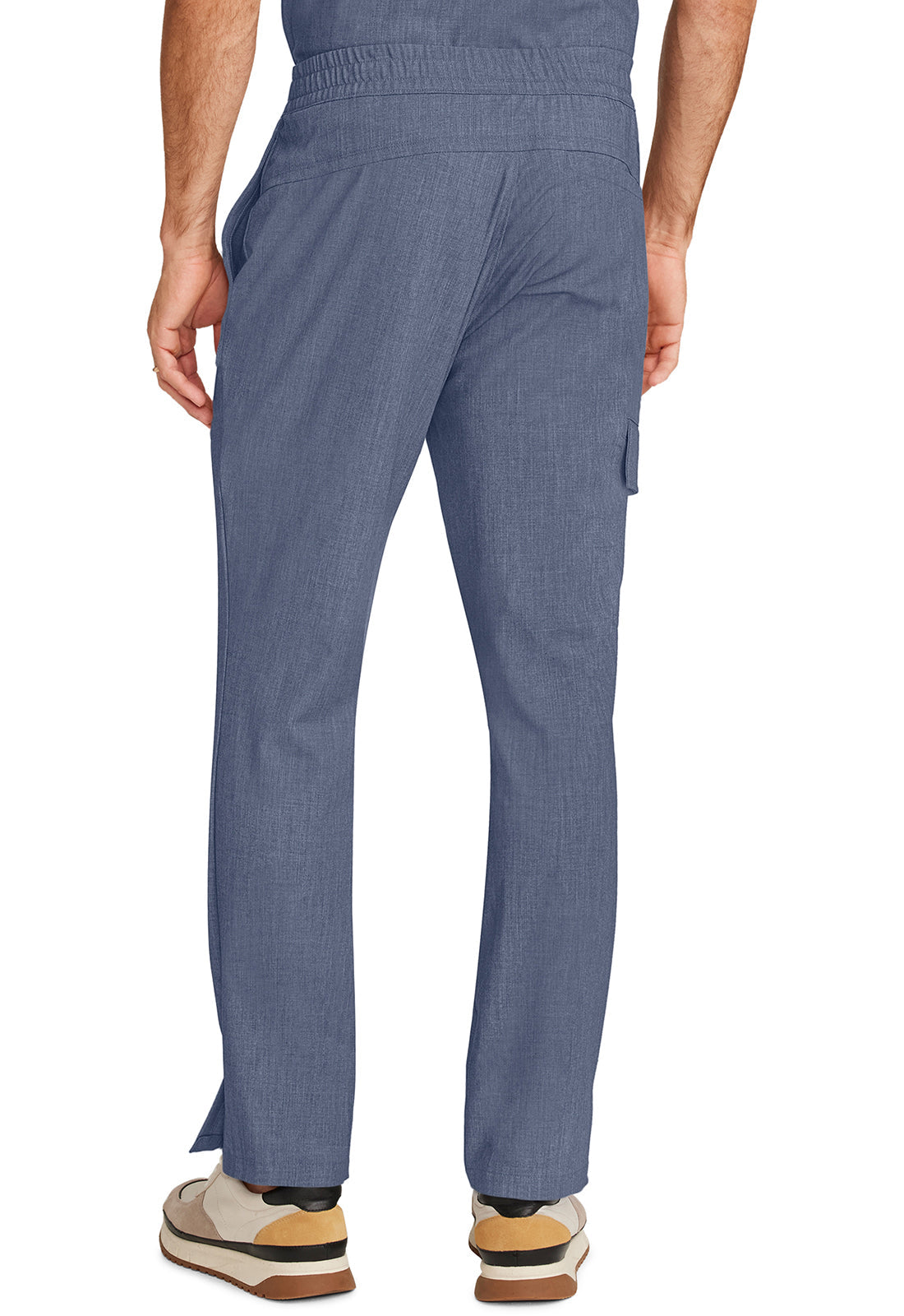 Quest HH154 Men's Zip Fly Drawstring Scrub Pants Twilight Blue