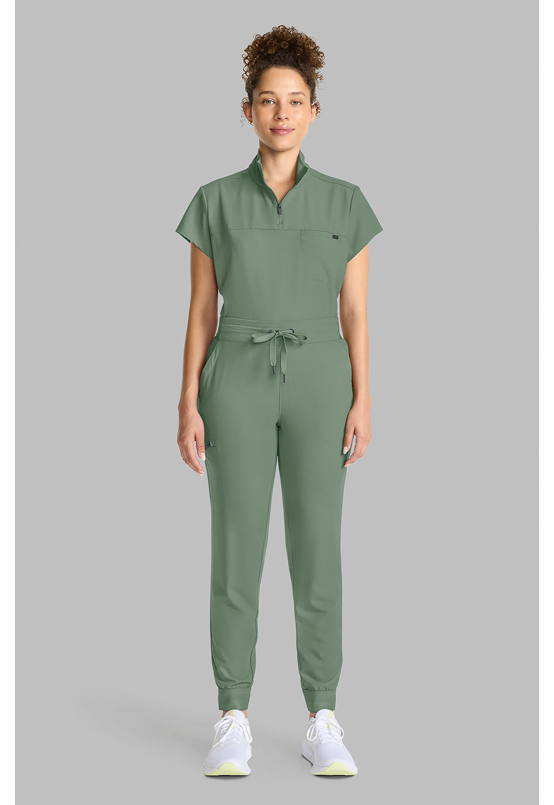 Quest HH155 Women's Mid Rise Scrub Joggers Acadia Green