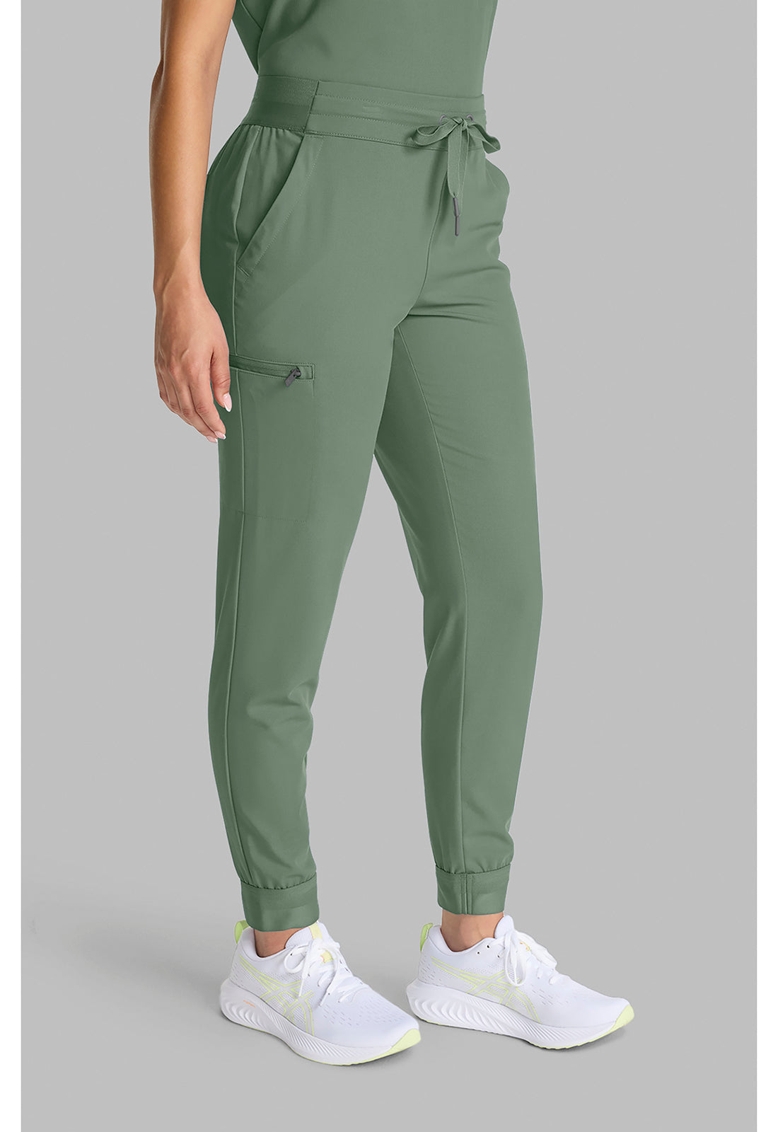 Quest HH155 Women's Mid Rise Scrub Joggers Acadia Green