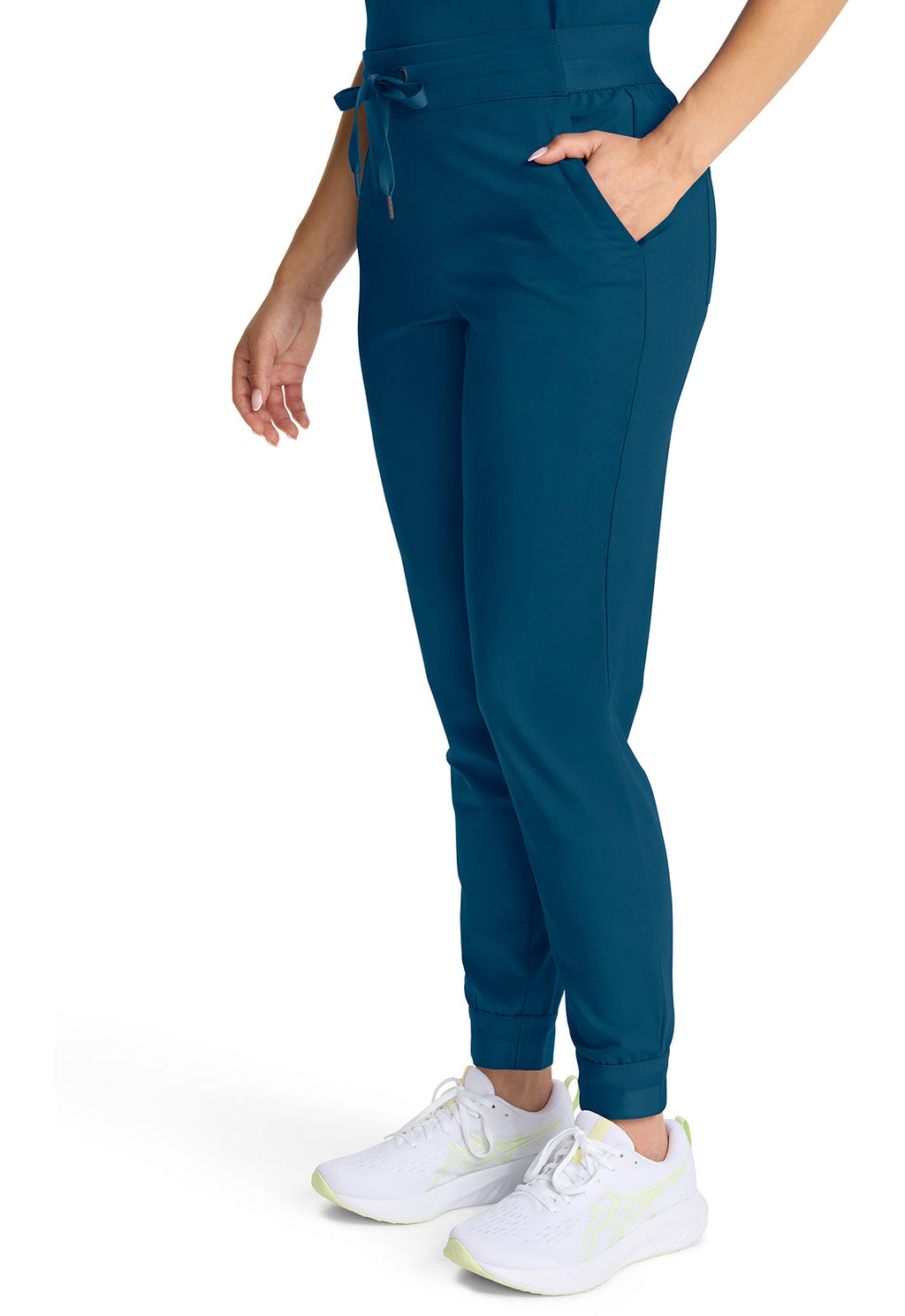 Quest HH155 Women's Mid Rise Scrub Joggers Caribbean