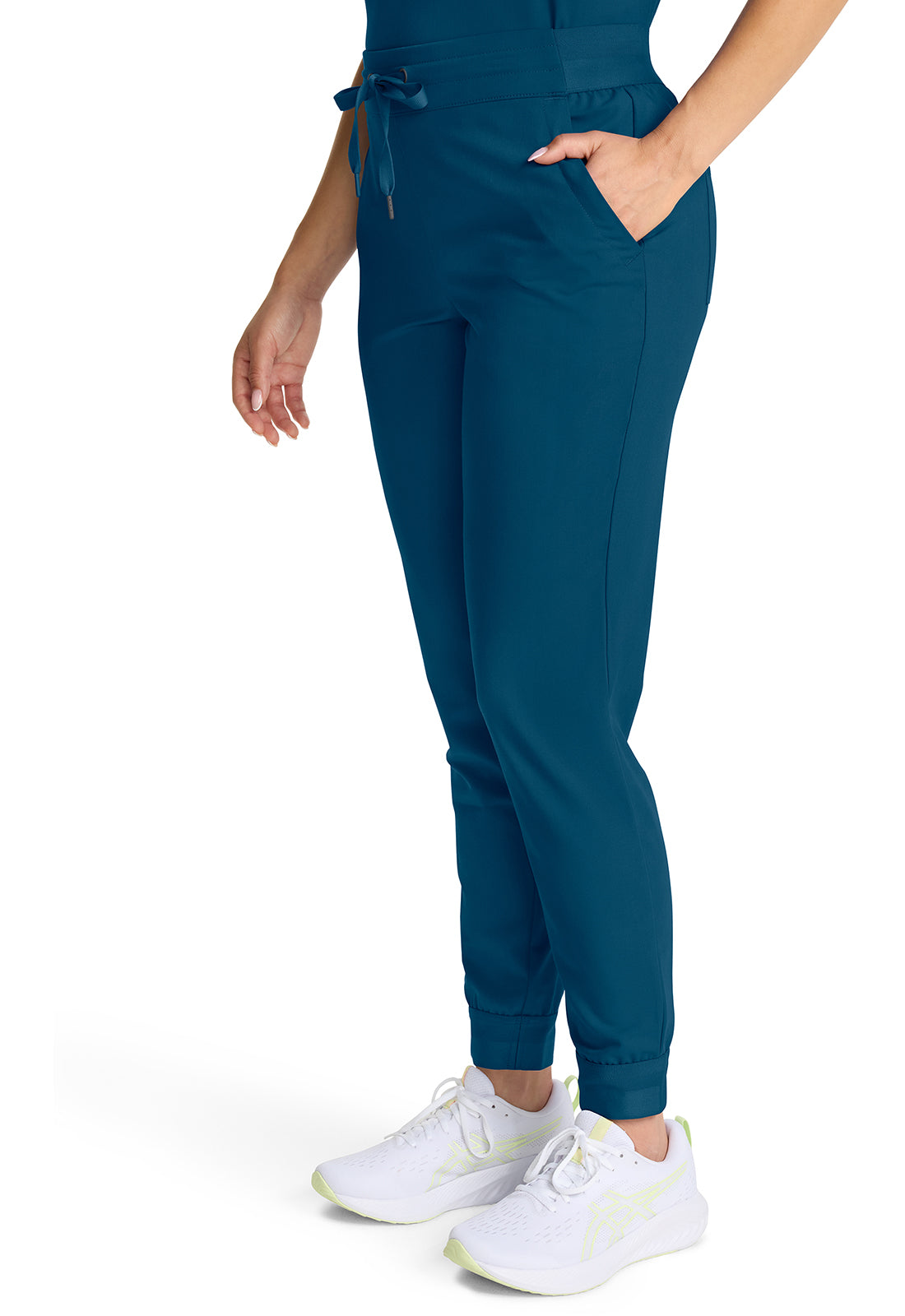 Quest HH155 Women's Mid Rise Scrub Joggers Caribbean