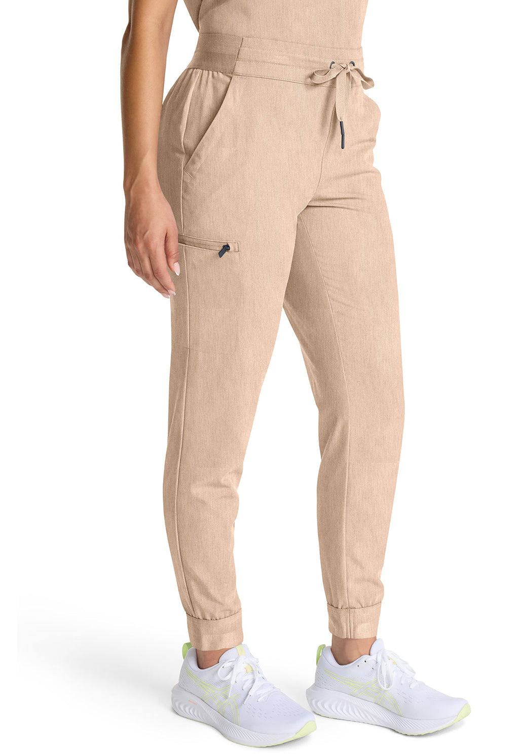 Quest HH155 Women's Mid Rise Scrub Joggers Desert Taupe