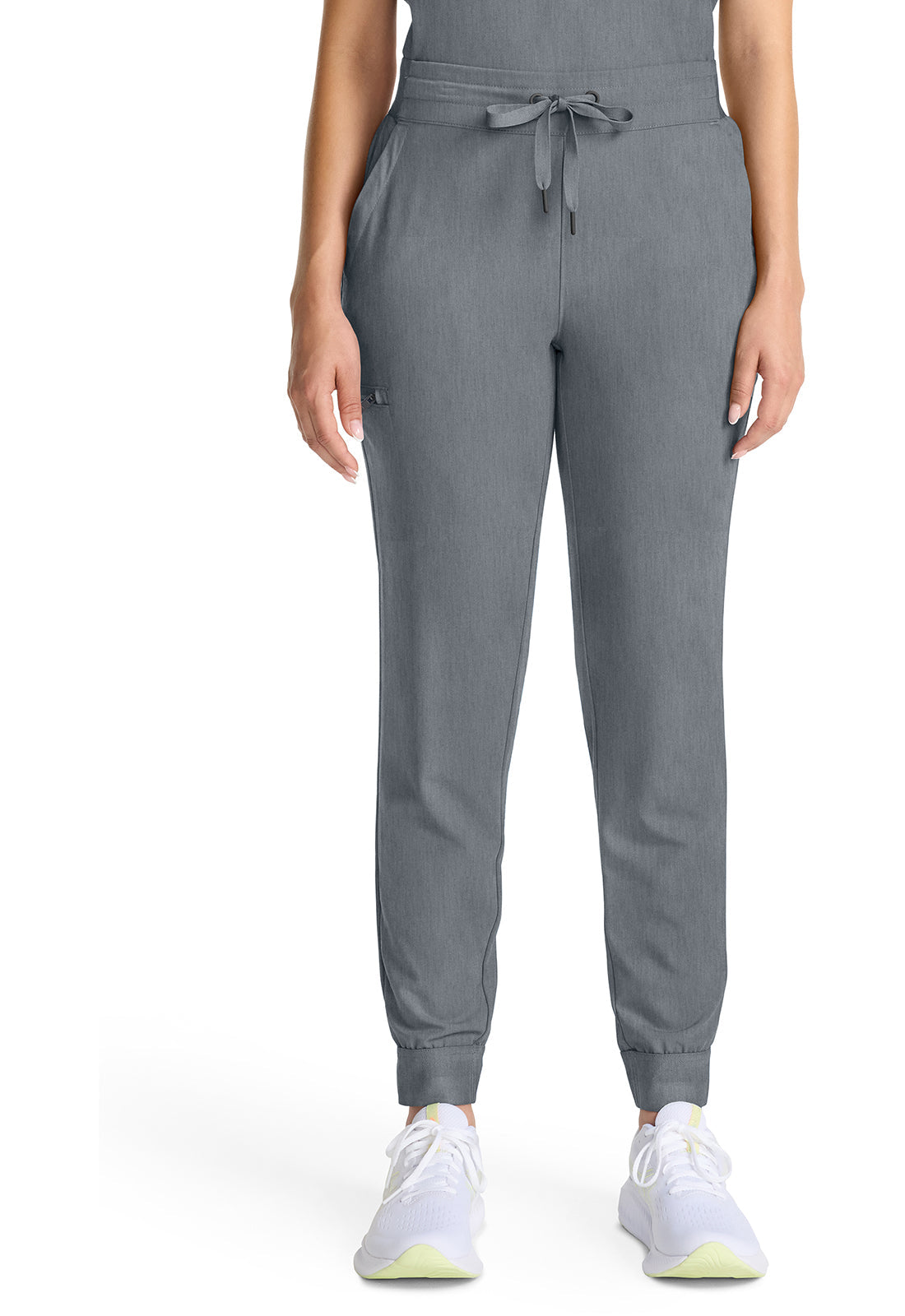Quest HH155 Women's Mid Rise Scrub Joggers Heather Ash
