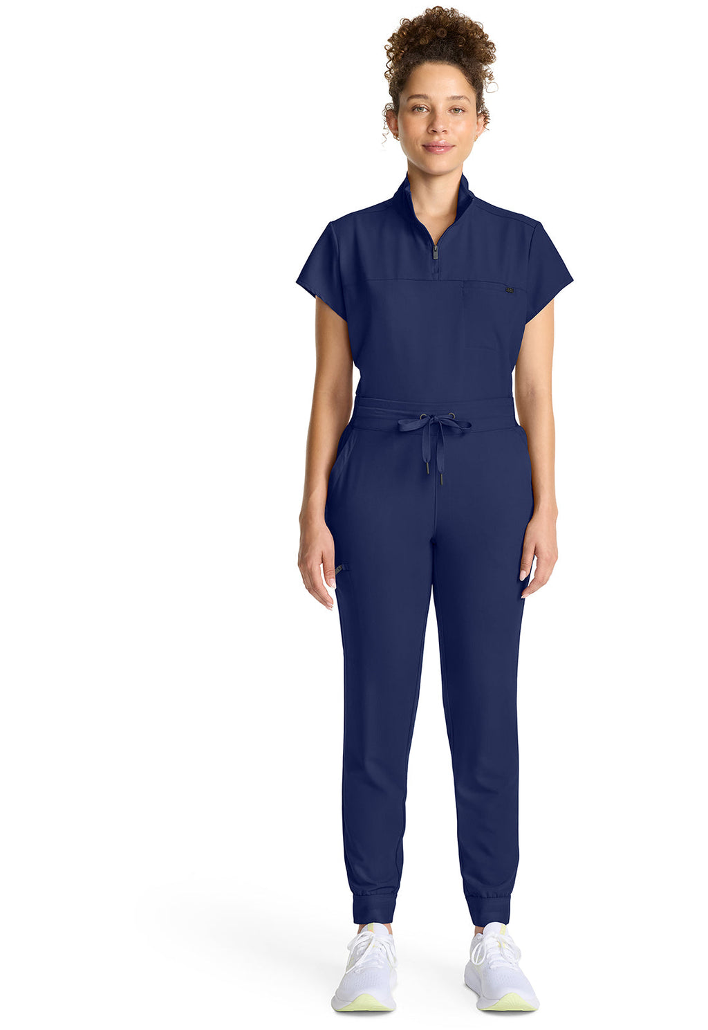 Quest HH155 Women's Mid Rise Scrub Joggers Navy
