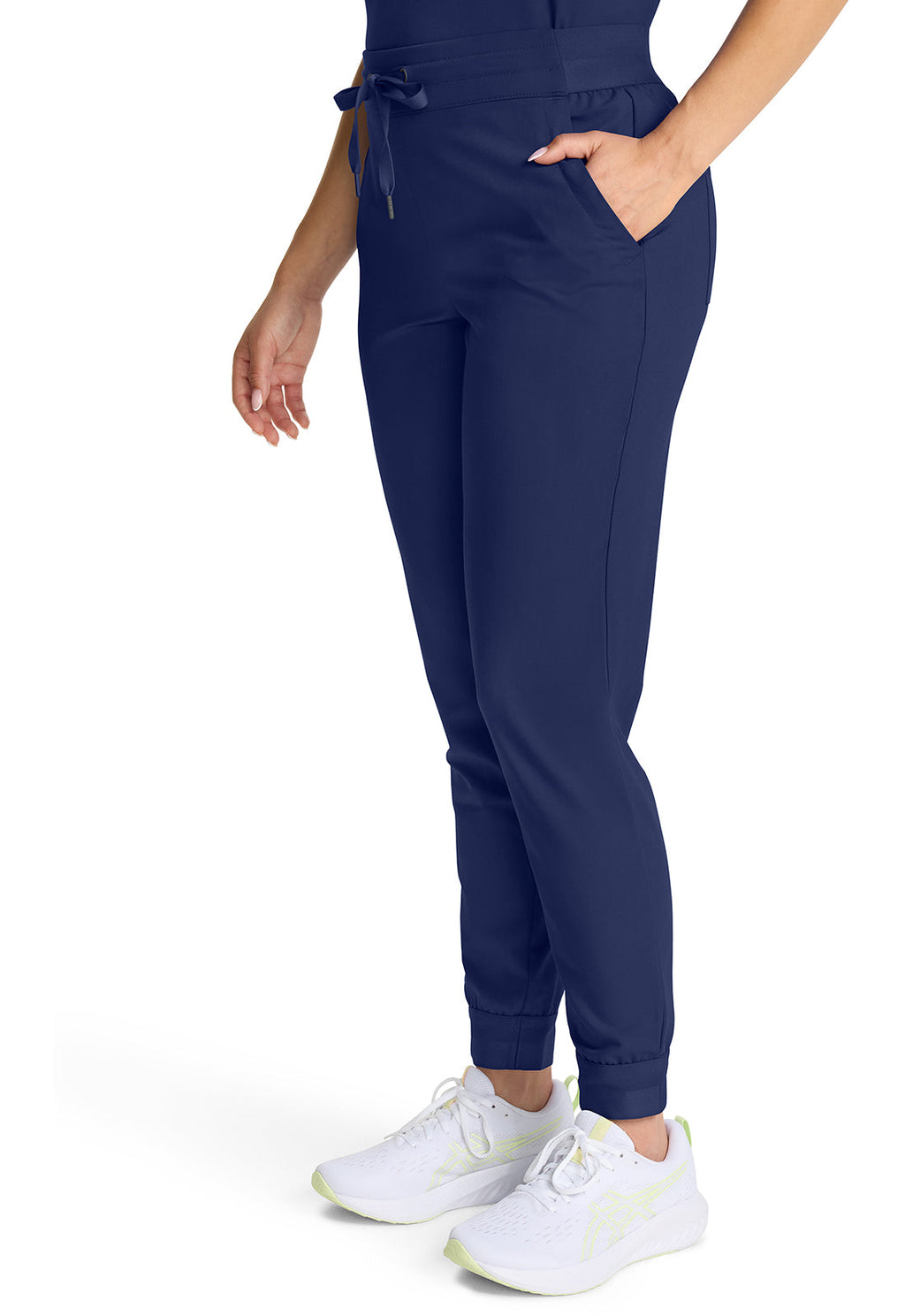 Quest HH155 Women's Mid Rise Scrub Joggers Navy