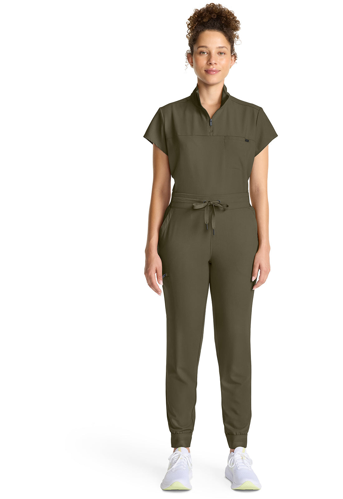Quest HH155 Women's Mid Rise Scrub Joggers Olive
