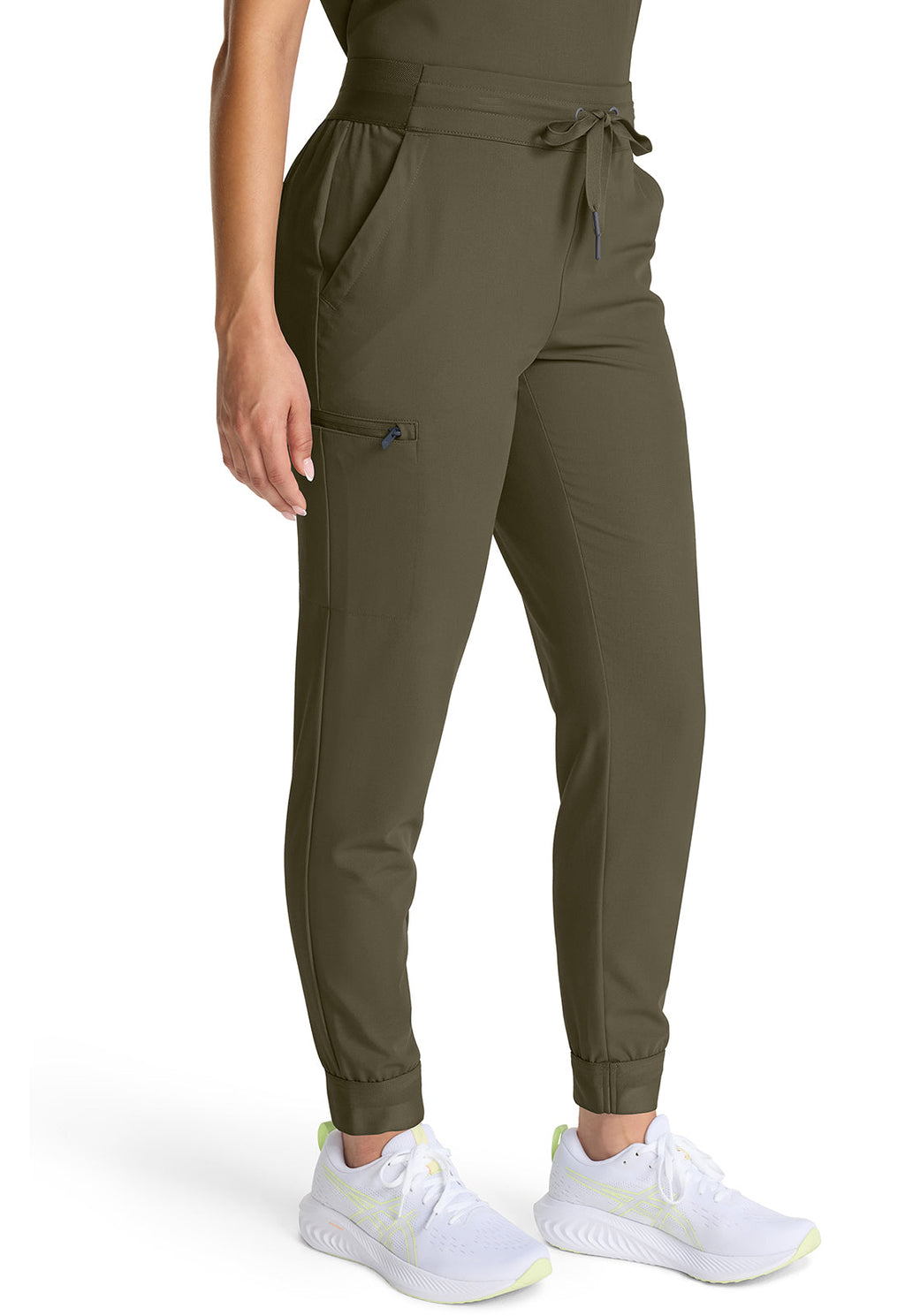 Quest HH155 Women's Mid Rise Scrub Joggers Olive