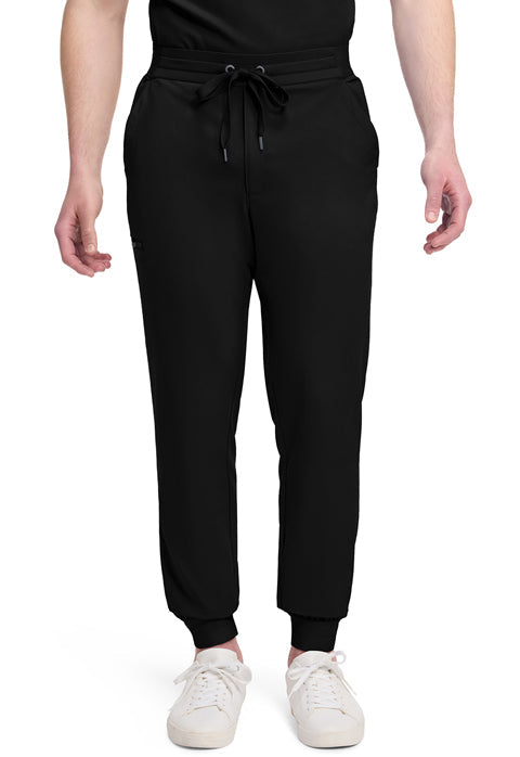 Quest HH157 Men's 5-Pocket Jogger Scrub Pants Black